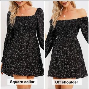 NWT Exlura polka dot dress